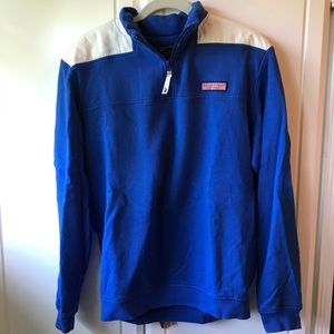 Vineyard Vines Shep Shirt Royal Blue/White Small